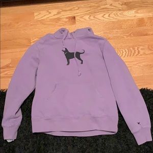 Purple black dog sweatshirt